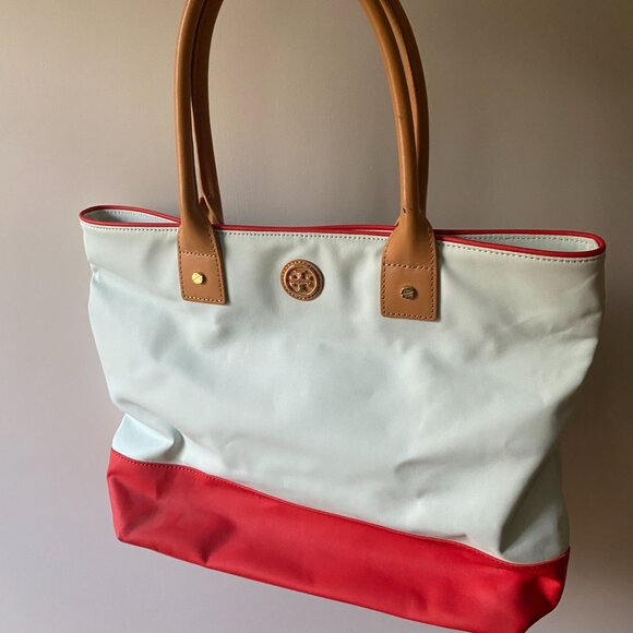 Tory Burch Perry Color Block Tote - Picture 4 of 8